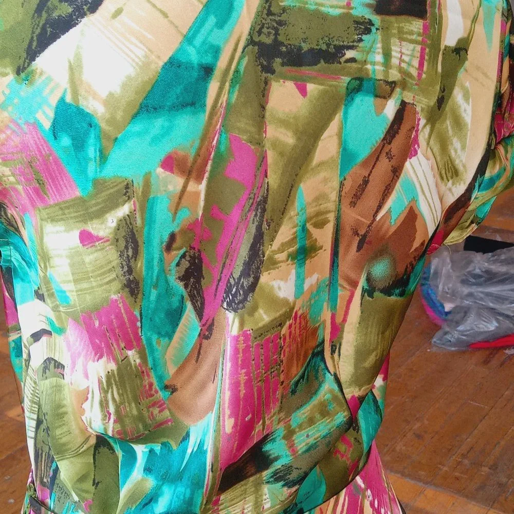 Sunny Leigh vivid Abstract Skirt Set